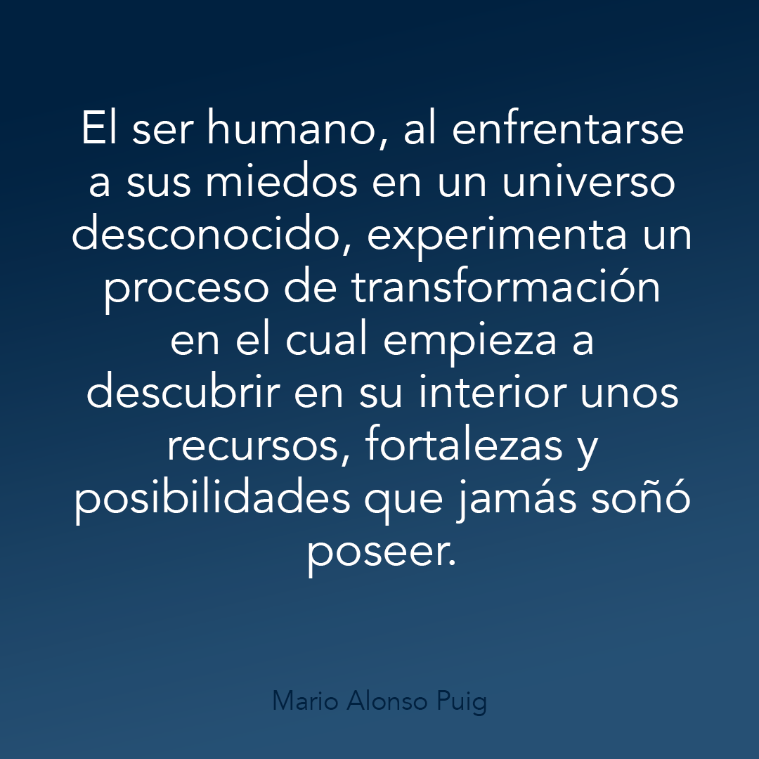 MarioAlonsoPuig's tweet photo. Ante los desafíos debemos identificar los recursos que tenemos en nuestro interior, los cuales nos darán la confianza para avanzar con ánimo y con inteligencia.  Solo así descubriremos las oportunidades y las posibles amenazas antes de que se conviertan en inminentes peligros. https://t.co/CJHZpTt5zT