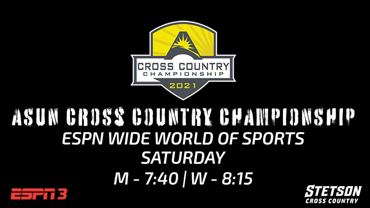 StetsonXC's tweet photo. 📢 It's Championship Week!
#GoHatters 🤠👊 https://t.co/P1LyjUsK1w