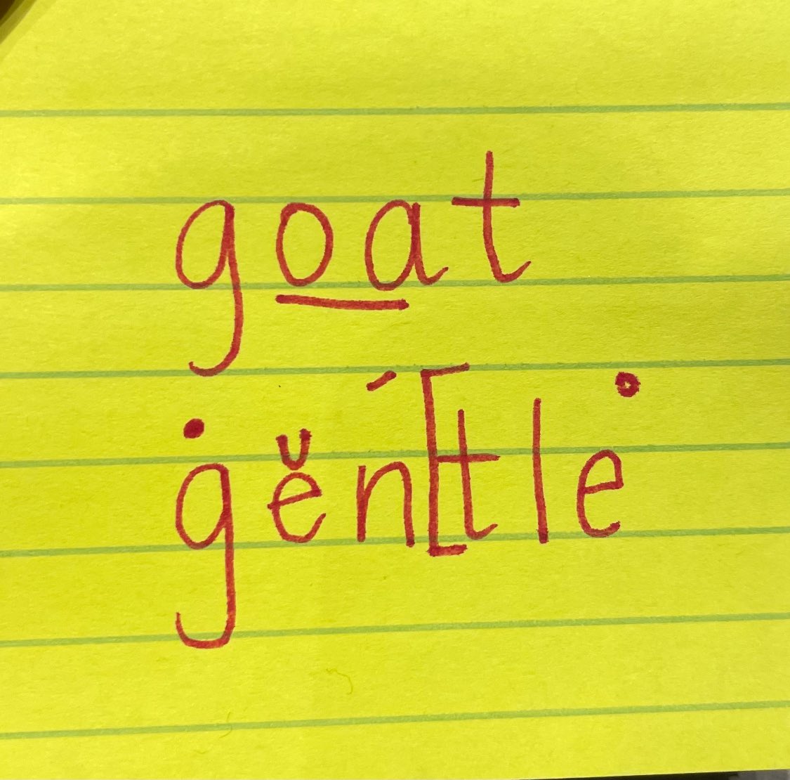 DysAwarenessMMS's tweet photo. When you see g before a, o, u, or any consonant, g will be read (g); and when you see g before e, i, or y, g will be read (j). Code it with a j dot. https://t.co/IJS7HUG4mu
