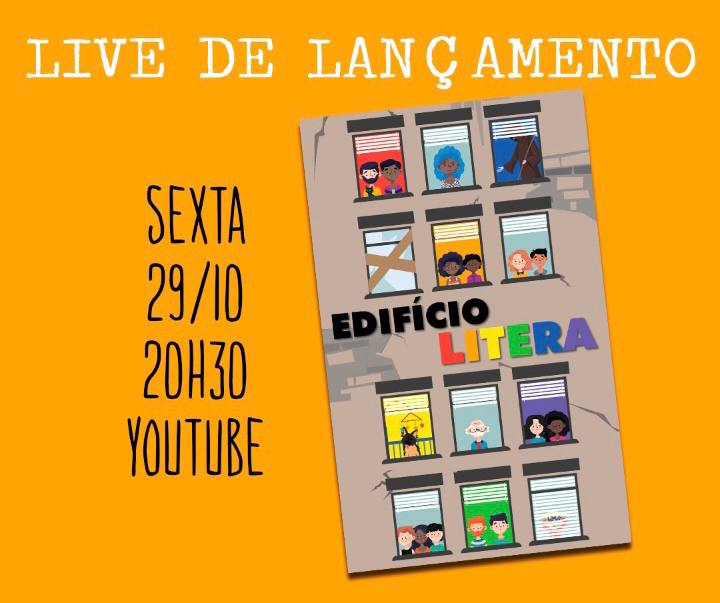 coletivolitera's tweet photo. ATENÇÃO: Sexta tem live de lançamento com os autores da antologia "Edifício Litera". Marca aí na agenda e vem acompanhar o papo que vai rolar.
Dia 29/10 as 20:30h no canal da @hawtkeye: https://t.co/trhtDdH1z6
#EdificioLitera #LiveLançamento #Antologia https://t.co/nDv48t9a6B