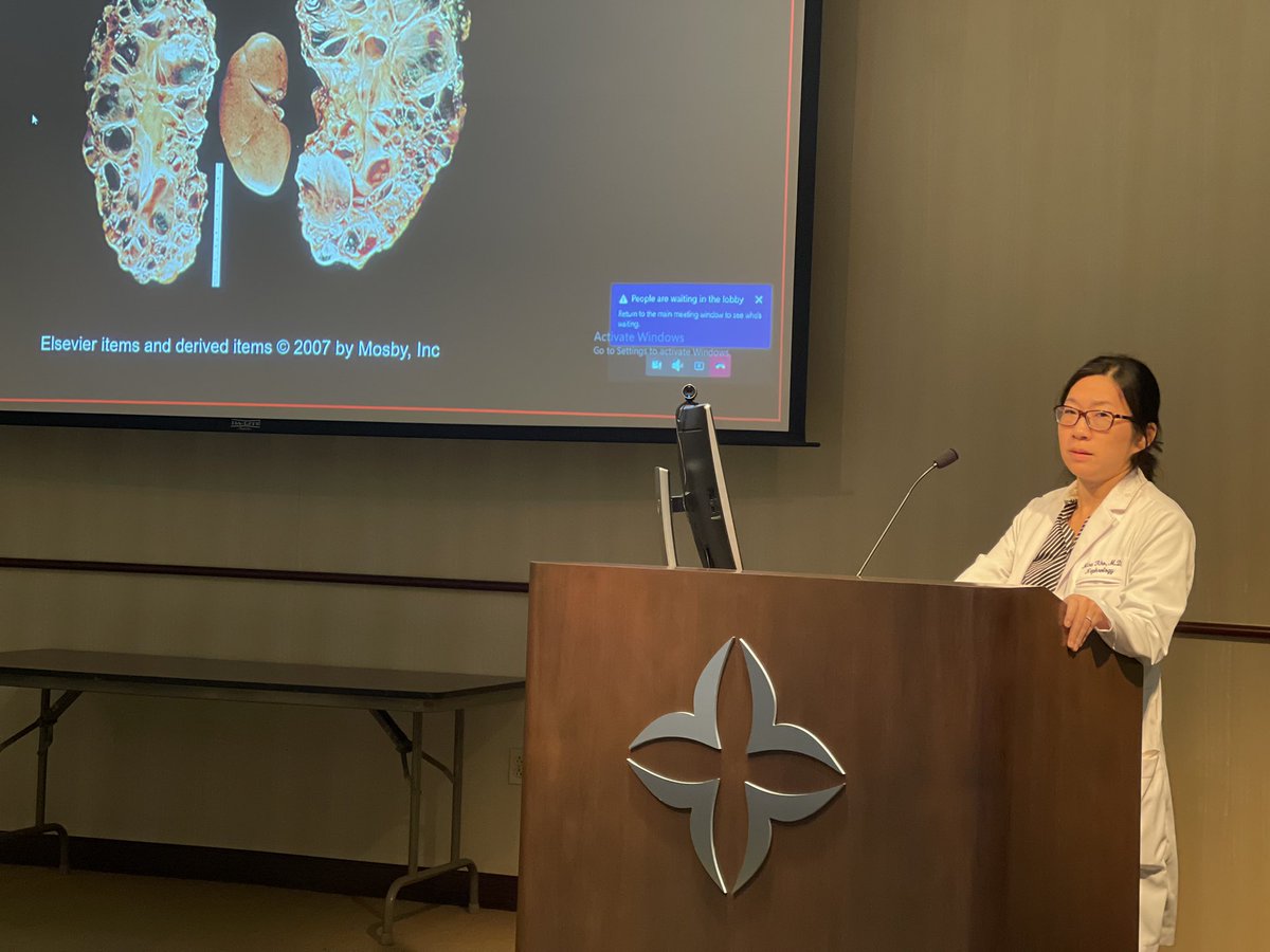 STMH_IMRes's tweet photo. Always good to learn on #NephrologyGrandRounds from Dr. Mira Rho on #ADPKD - Grand rounds are held every Tuesday with our core faculty or invited speakers. https://t.co/pfmDPKMmEJ