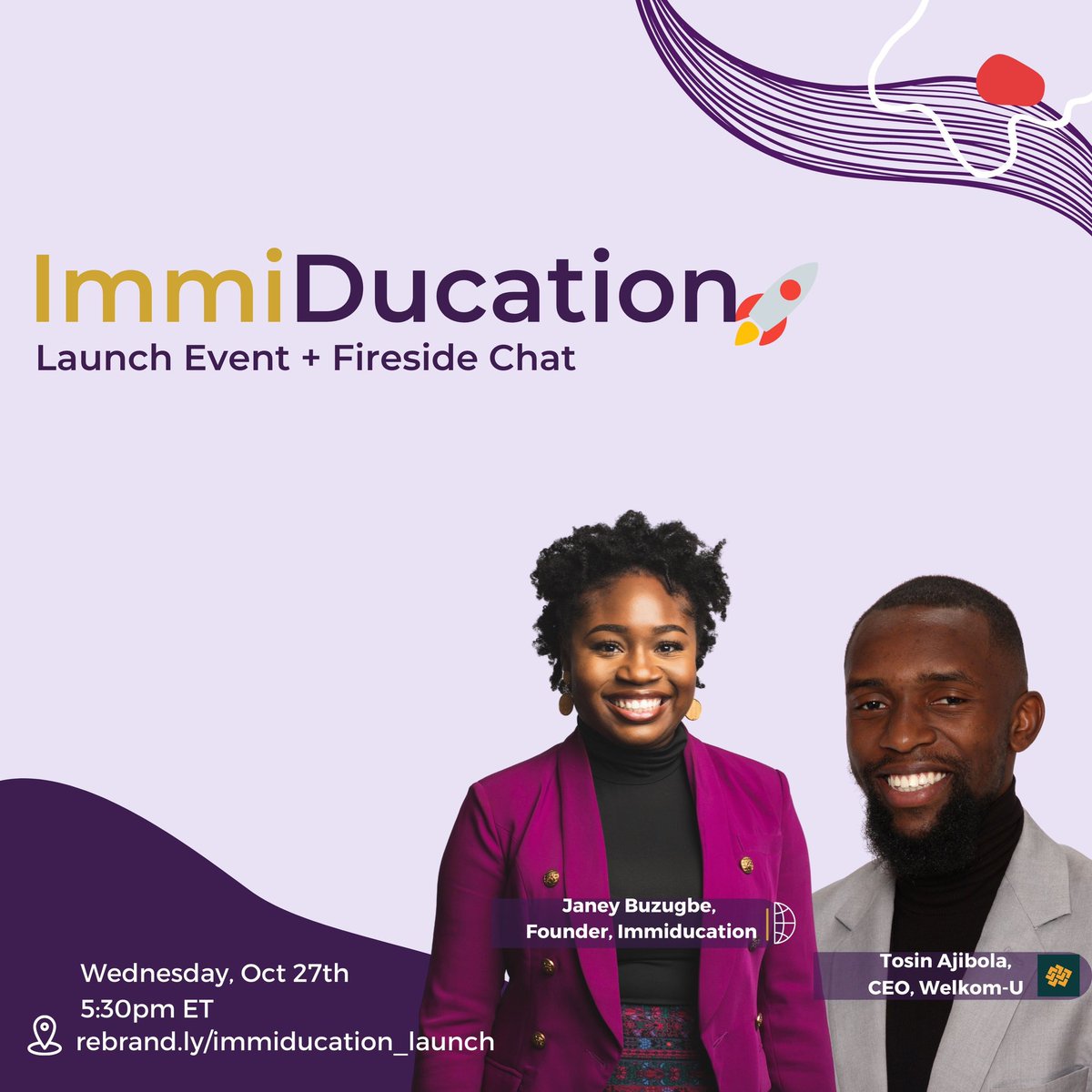 immiducation's tweet photo. Tomorrow at 5:30pm ET, we are celebrating the launch of Canada’s premier network of career-minded immigrants. There would be a LOT to GIVEAWAY 💰 Don’t miss it! 👇🏾

Save your spot: https://t.co/WR3JTxXijS https://t.co/61W3RthTbi