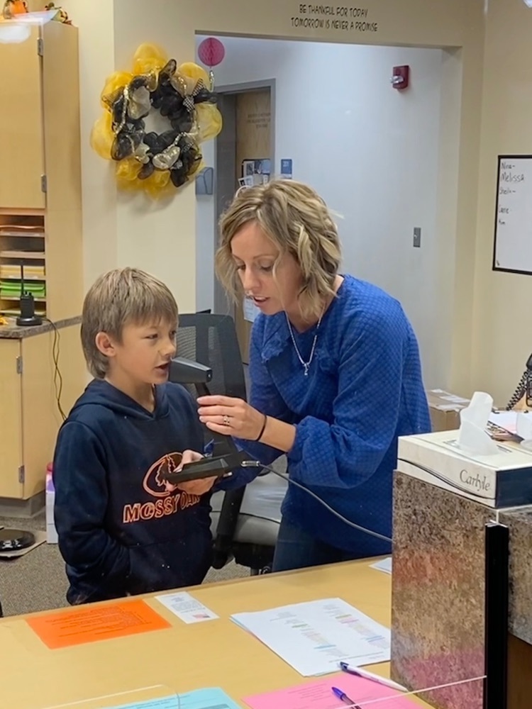 Peyton Slack saved his PBIS tickets to say the Pledge of Allegiance this morning! He did a fantastic job! #IgniteInspireInstill