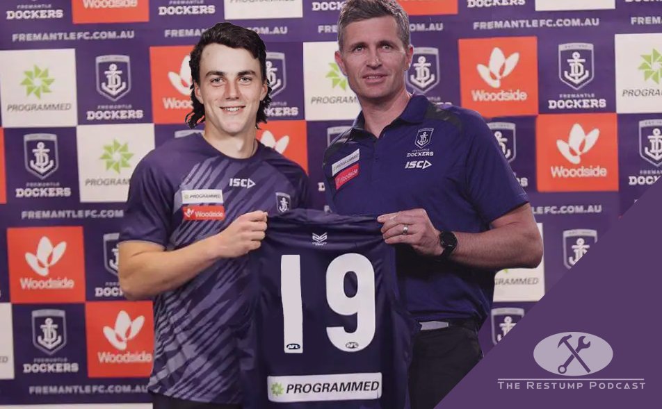 TheRestumpPod's tweet photo. Do it @freodockers! Return Steve Hocking's serve. Connor would be on board with it, Jordan would love it, you just know @justinlongmuir has that twinkle in his eye & all us fans would be all over it.
#foreverfreo #fremantledockers #geelongfc #wearegeelong #jordanclark #pick19 https://t.co/K5zVWkmjqR