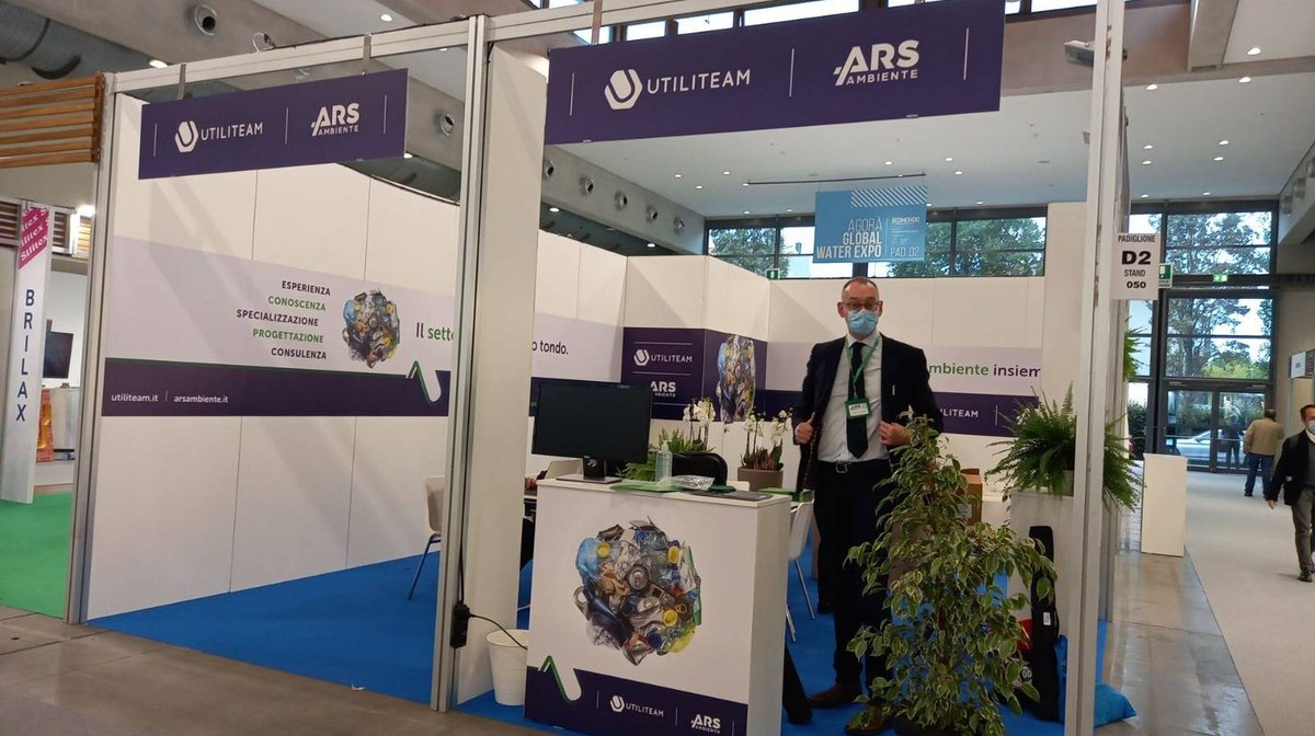 GhiringhelliGio's tweet photo. @ARSambienteSrl e #Utiliteam insieme ad @Ecomondo #2021: il settore #rifiuti a tutto tondo! #Arera #regolazione #tari https://t.co/Wco1mZegq2