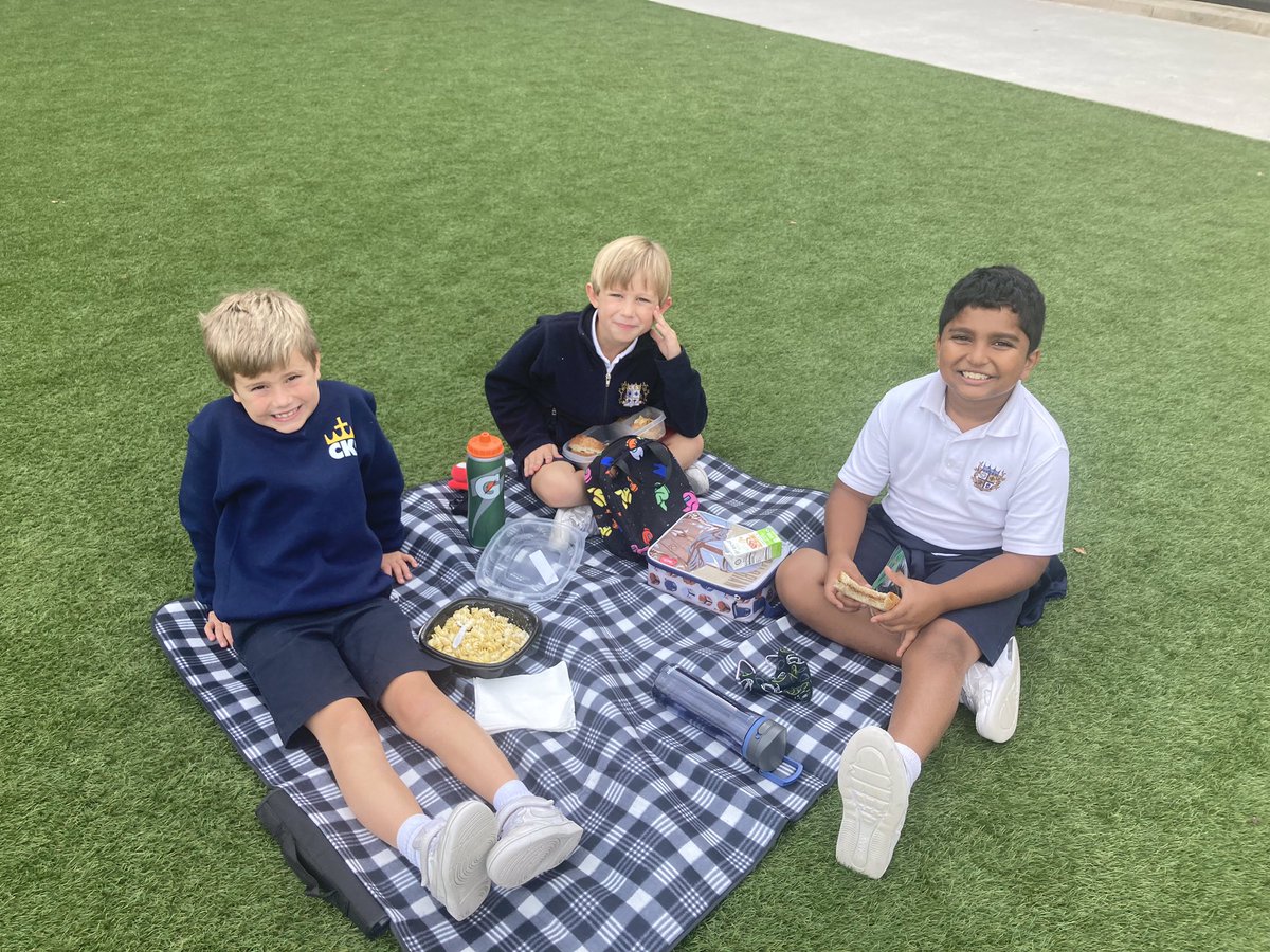 Yesterday some of our students enjoyed a teddy bear picnic with Apple Cider as the dessert. #cksbettertogether