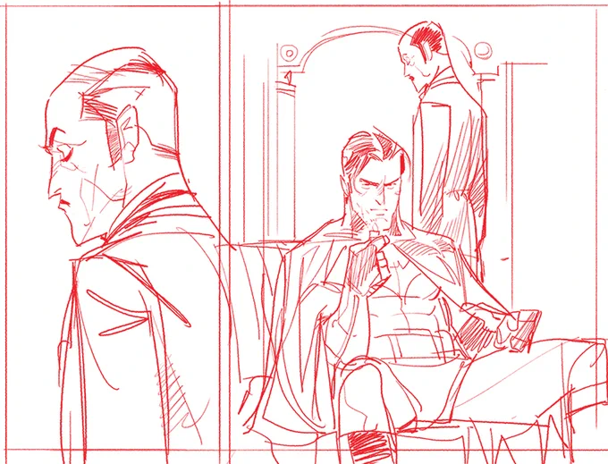 'first doubts' wip panel..   #DCvsVampires #dccomics 