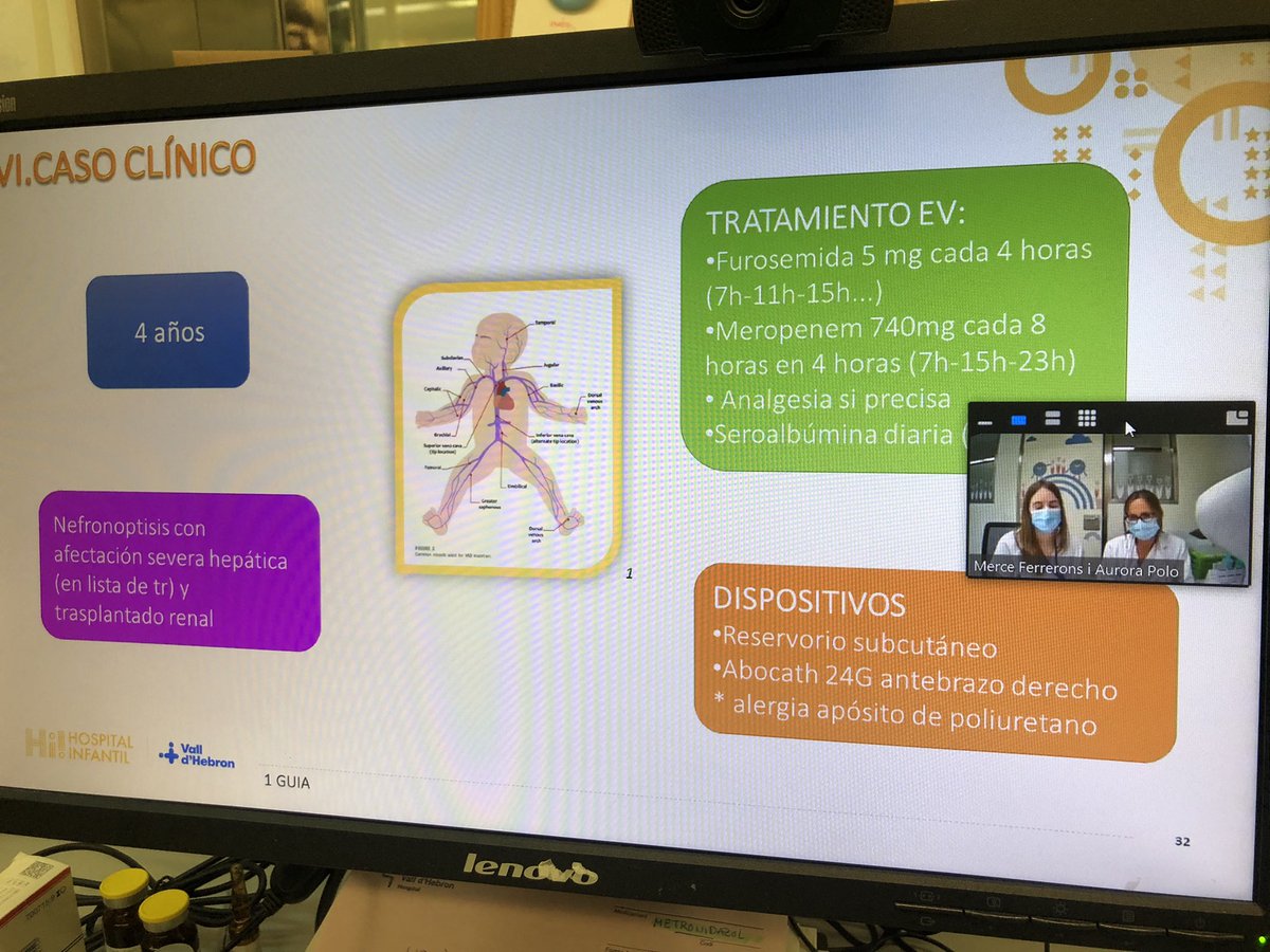 Aurora i Mercè resolviendo dudas sobre la administración parenteral de medicamentos 🤓🧐#FarmaciaVH #infermeriavh <a href="/vallhebron/">Vall d'Hebron</a> <a href="/aurofpolo/">Aurora Fernandez</a>  @MerceFerrerons