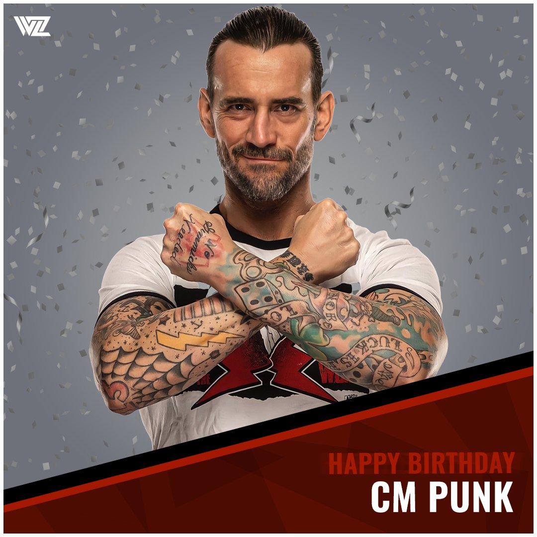 Happy Birthday to CM Punk! 

Punk was born on October 26, 1978 