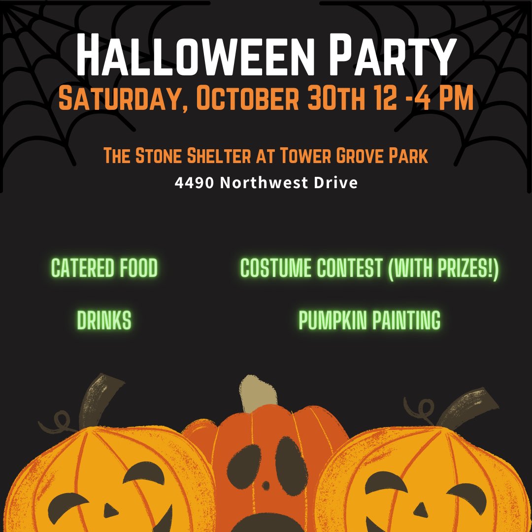 TheBALSAGroup's tweet photo. The BALSA Group’s October happy hour is a Halloween party in Tower Grove Park! Catering by The Gramophone, cupcakes from The Cup, a costume contest and more! Saturday 10/30 at 12pm; join us! https://t.co/sVPSHhu2NF