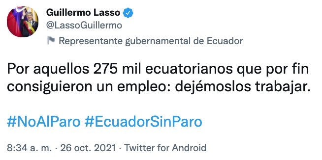 UnTalDiego18's tweet photo. #SiAlParo #EcuadorSinMentirosos #LassoMintioOtraVez #LassoYateCacharon
@LassoGuillermo las cifras no mienten como usted 👇🏻 https://t.co/AFh9qKwoNv