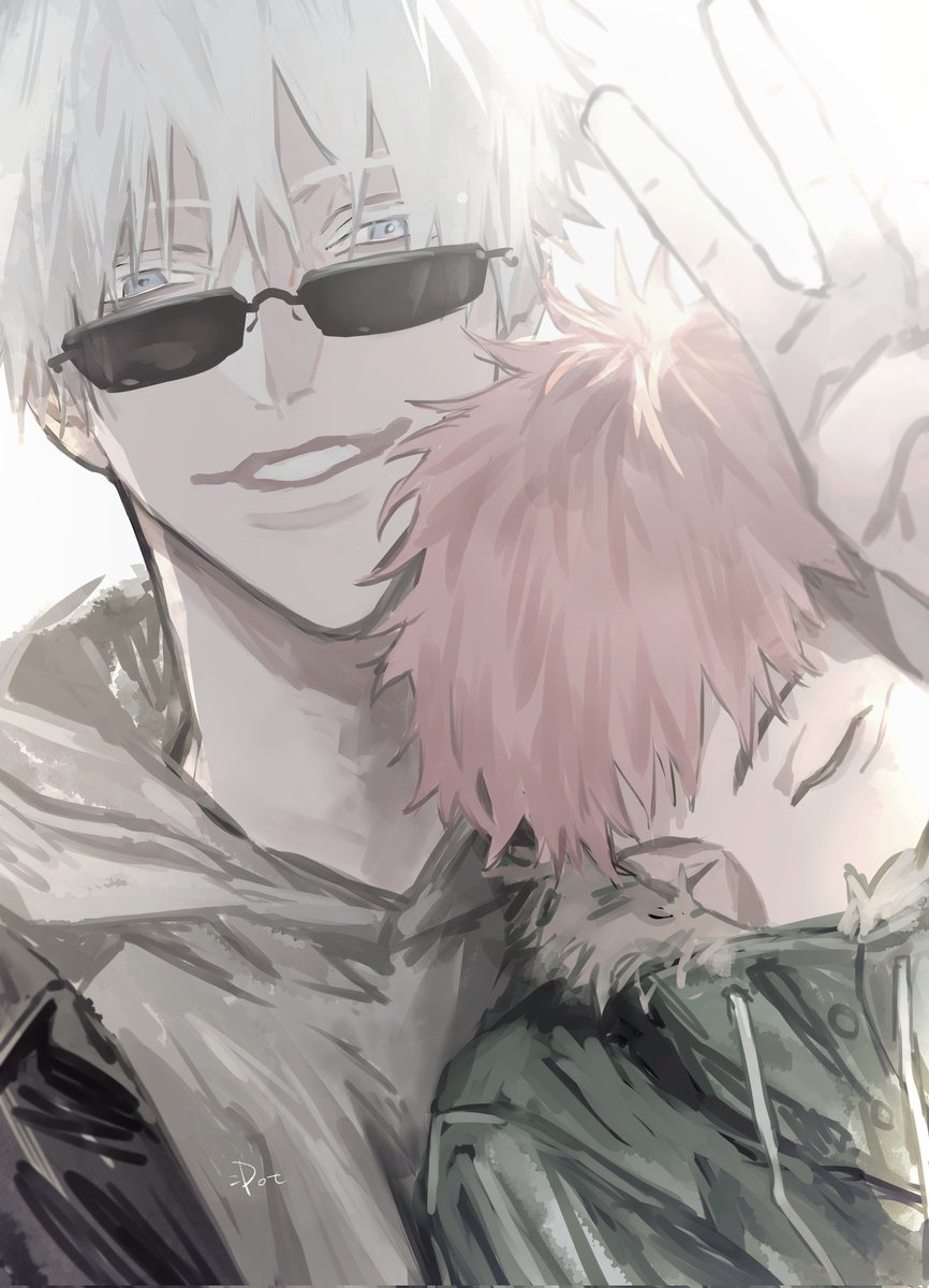 Dot_ewokake's tweet photo. 帰りは疲れた(五悠) https://t.co/pkgVM97FSW
