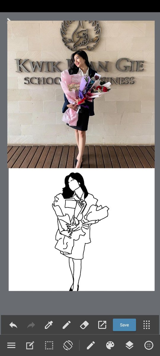 sctrawbn's tweet photo. Selamat malam, once again happy graduation @S_GraciaJKT48 #sitArt https://t.co/aZvzSPT44T