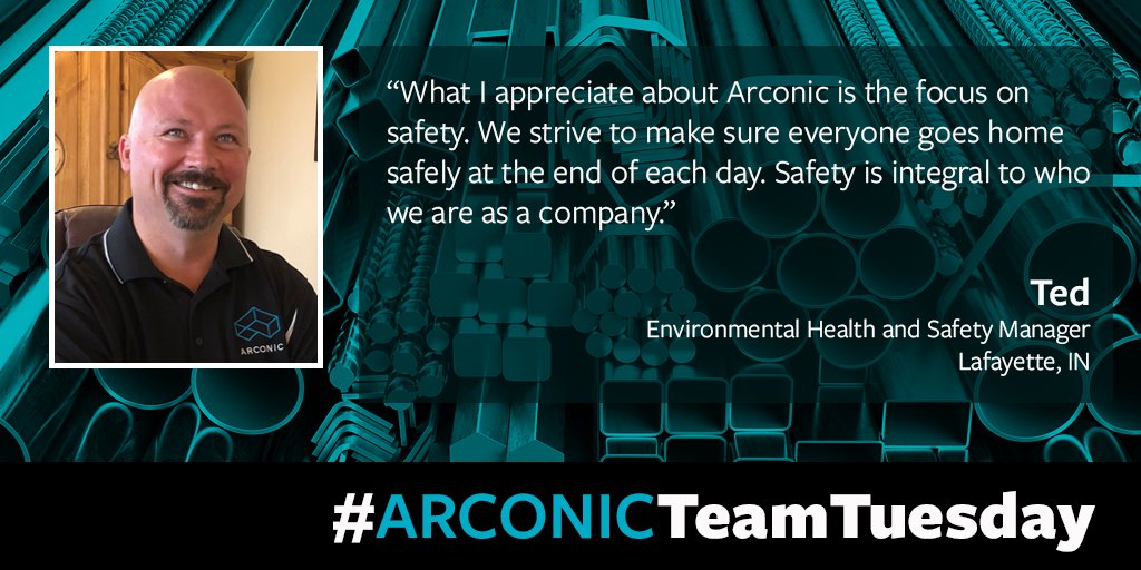 Why is safety important at Arconic? Ted provides his thoughts in this #ArconicTeamTuesday post.   

Arconic careers: arconic.referrals.selectminds.com

#ArconicStrong #ArconicCareers #CompanyCulture #Safety #Values
