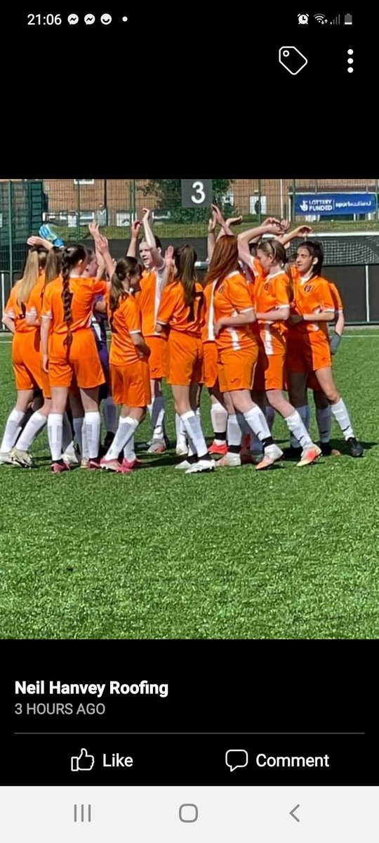 Recognising Scottish Women &amp; Girls in Sport Week 
🧡My daughter Katie and her team mates <a href="/GlasgowCityFC/">Glasgow City FC</a> U15s 👏🧡⚽️💪 #confidenthappyhealthy  #SheCanSheWill