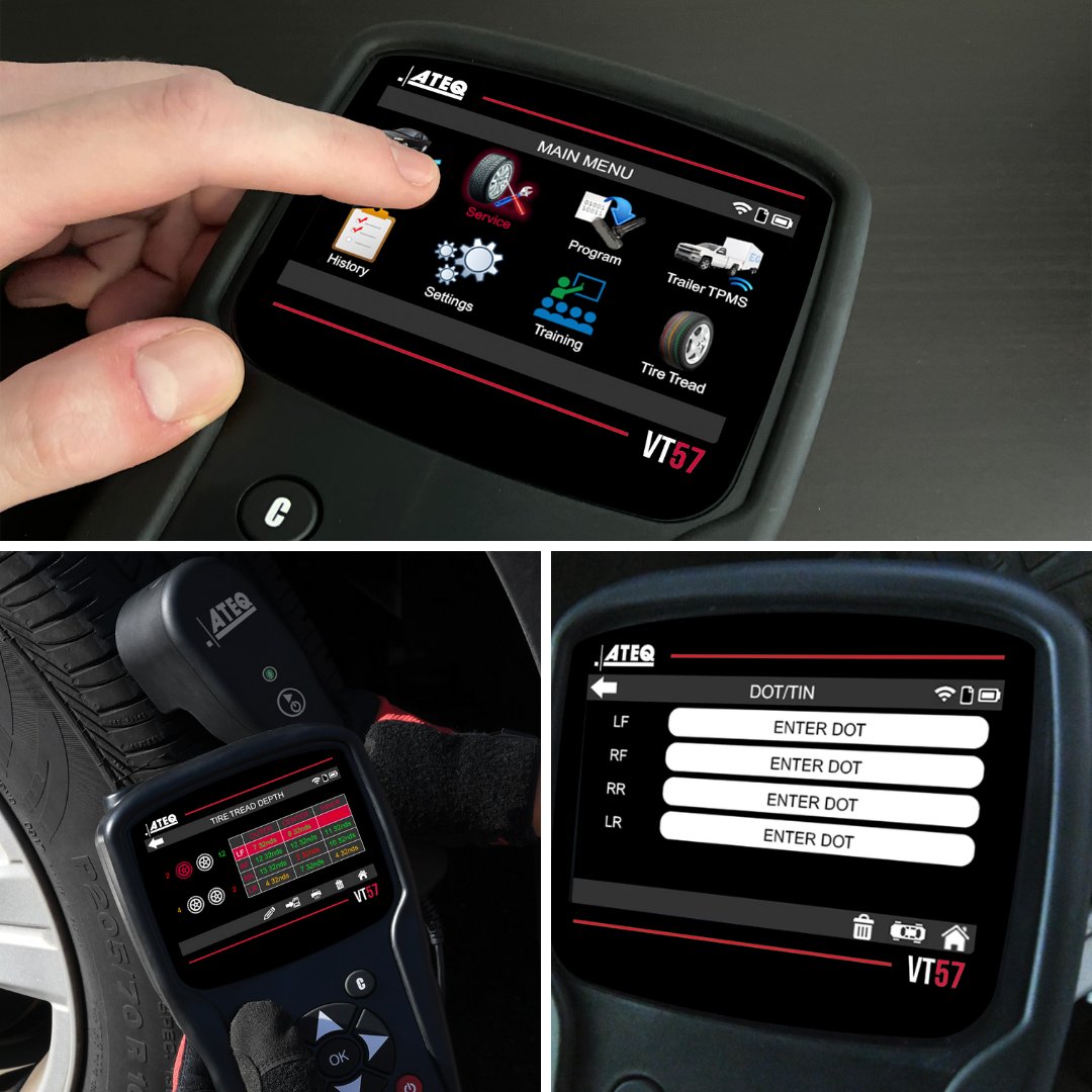 🚨Take a step into the future🚨

Just in time for #SEMA2021, ATEQ TPMS Tools release the VT57 worldwide🙌

Stop by booth #42123 at SEMA to see the VT57 for yourself!

Read more👉zcu.io/dhUu 

#ATEQ #TPMS <a href="/SEMASHOW/">SEMA Show</a>  #Innovator #NewProduct