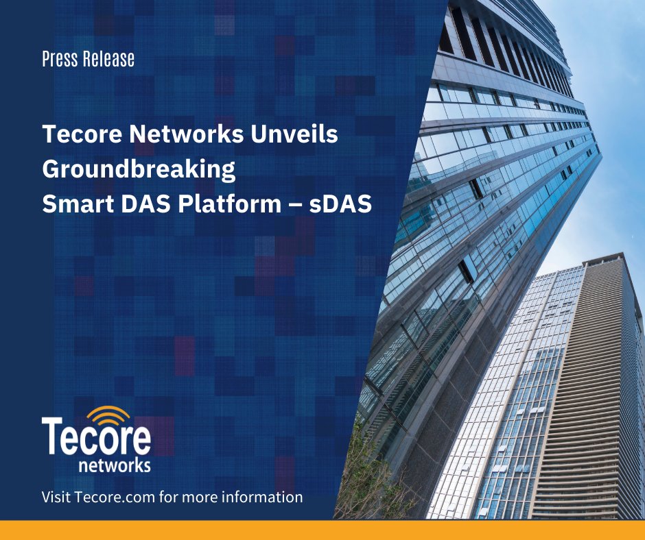 sDAS is designed to reduce complexity by facilitating the evolution of current DAS architecture and minimizing headend room equipment by up to 90%. To learn more: tecore.com/press-releases… #MWCLA21@GSMA