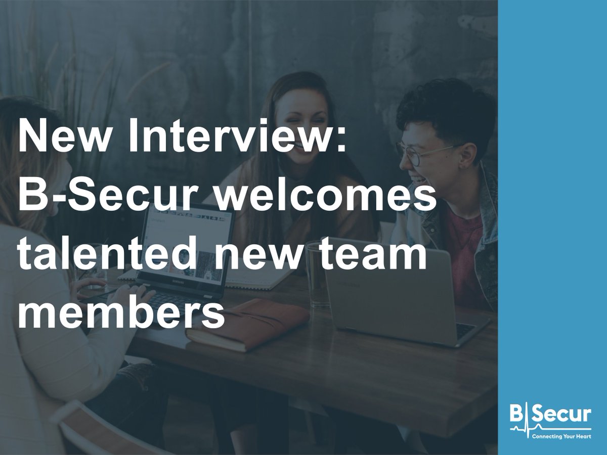 bsecurtech's tweet photo. With all of the exciting developments happening at B-Secur HQ and plans for further expansion, we are delighted to welcome Andrew, Julian and Naomi to the team!

https://t.co/qQ2iaT0HPe https://t.co/b0lT2NmYpm