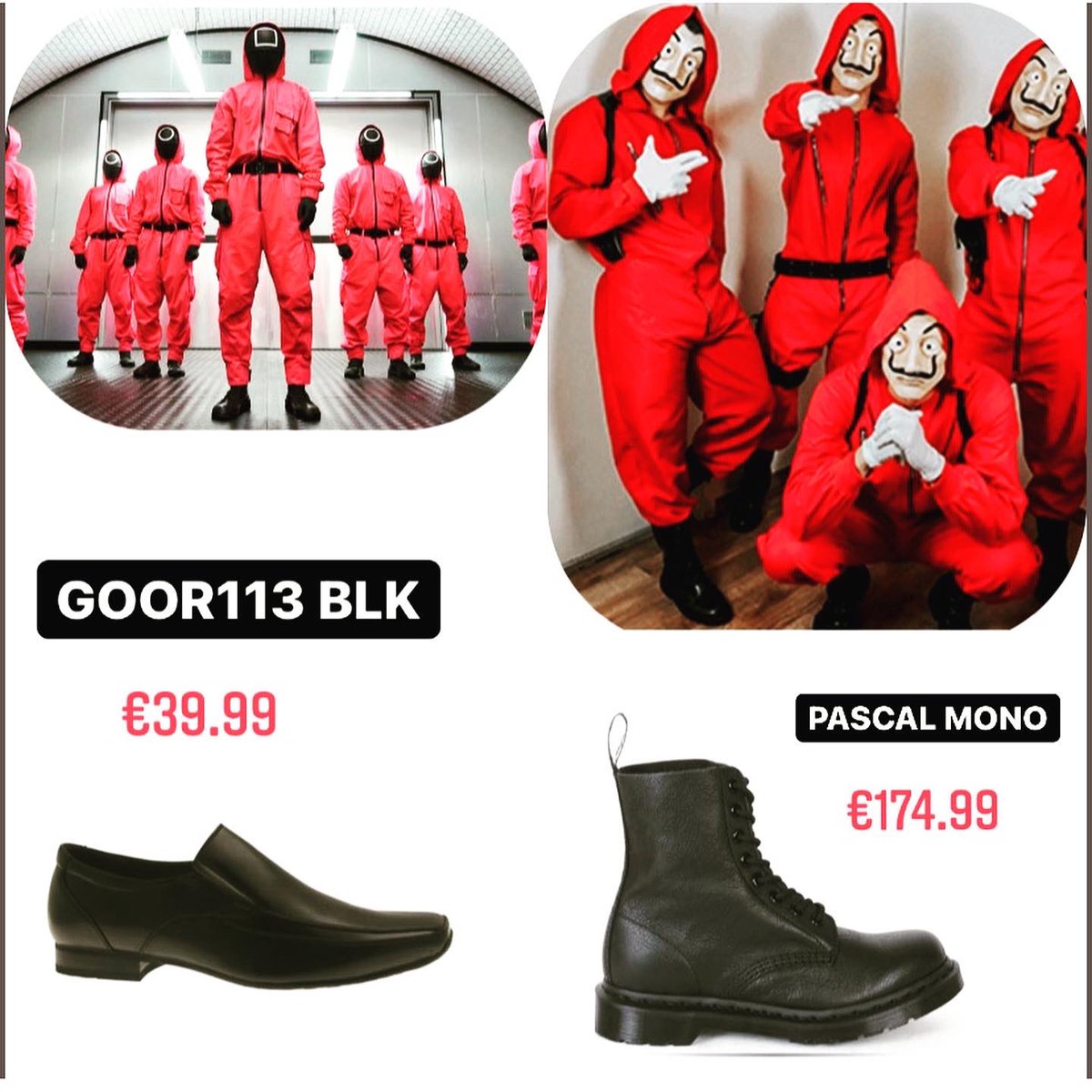 Dressing up as Harley Quinn, a Peaky Blinders outfit or the incredibly popular Squid Game outfit this Halloween? Check out korkys.ie for FREE delivery across Ireland on that pair of shoes to complete your outfit🇮🇪🥰