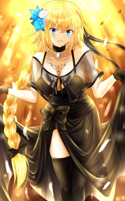 ドレスジャンヌ描きました!!
めっちゃ聖女様してるジャンヌが描けたかも
#FGO6周年 #イラスト好きな人と繋がりたい #絵描きさんと繋がりたい 
