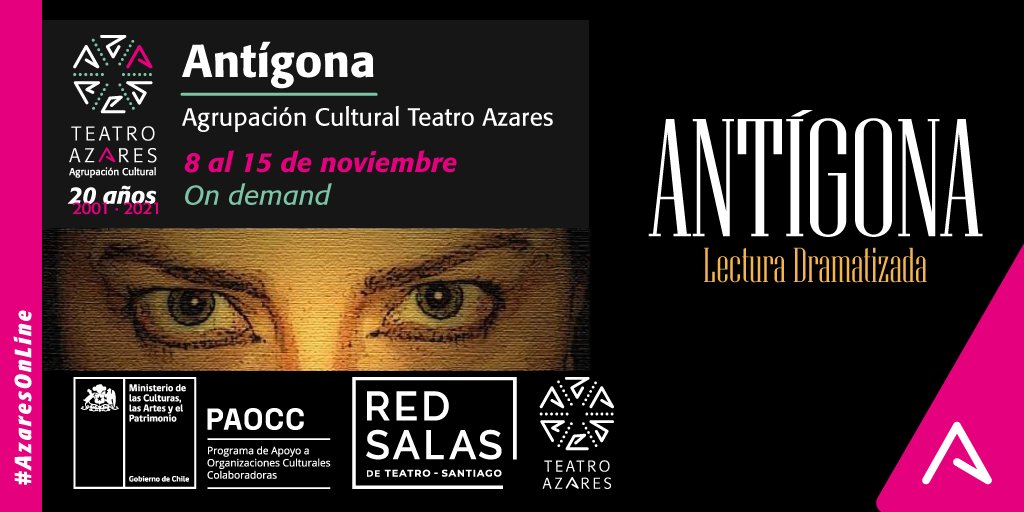 teatroazares's tweet photo. Inscripción en https://t.co/HvOZAyw6rn
#CampañaColaborativaAzares #Talleres #TeatroChileno #AzaresOnLine #Titeres #ApoyoTeatroAzares #BarrioBrasil #Redsalasdeteatro #SomosRed #LocosDeAzar https://t.co/NF0yP1E66L
