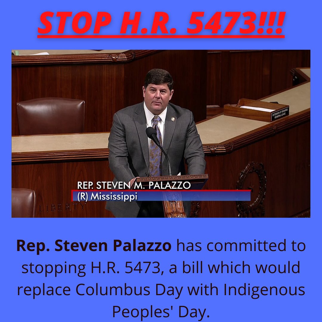 KnowColumbus's tweet photo. We’re gaining congressional support to save #ColumbusDay !!! Share with your friends! https://t.co/efLb4yuQ0W
