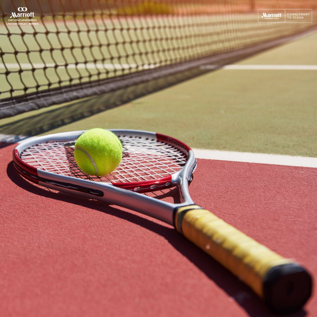 MarriottEAMum's tweet photo. Tennis is a high octane outdoor sport that is enjoyed by our guests with their friends and family, during their staycations. Combining an active sport with vacations is the latest norm which keeps up the fitness game. 

Book your staycation with us via https://t.co/kfmbiUH0sN https://t.co/0KtjTcCoJ6