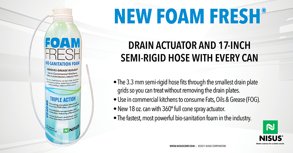 NisusCorp's tweet photo. #BioSanitation #FoamFresh #PestControl #Drains https://t.co/l9xc3vt4kD