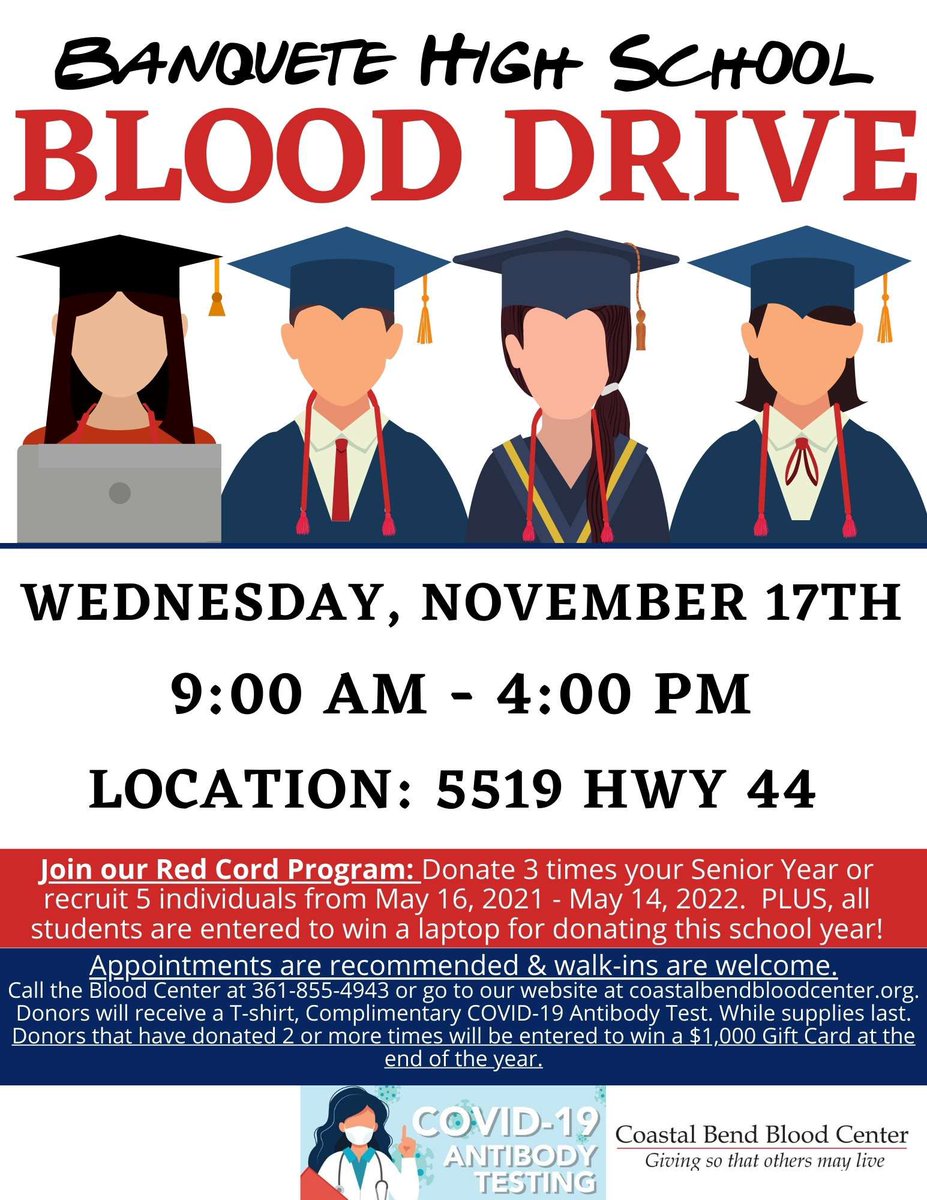 BanqueteHigh's tweet photo. Blood drive! https://t.co/eFW8or3r3t