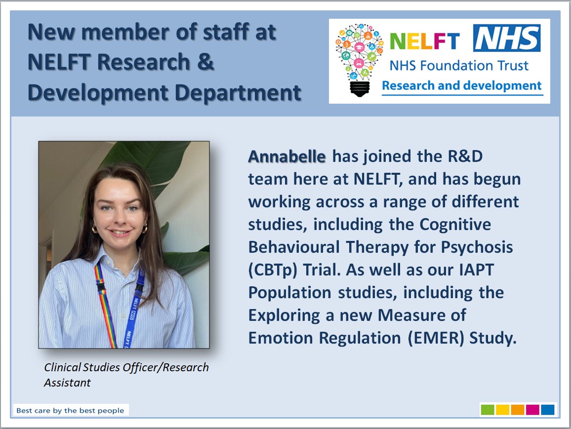 We have some more new members of staff join us here
<a href="/NELFTResearch/">NELFT Research & Development</a> over the last month⭐️