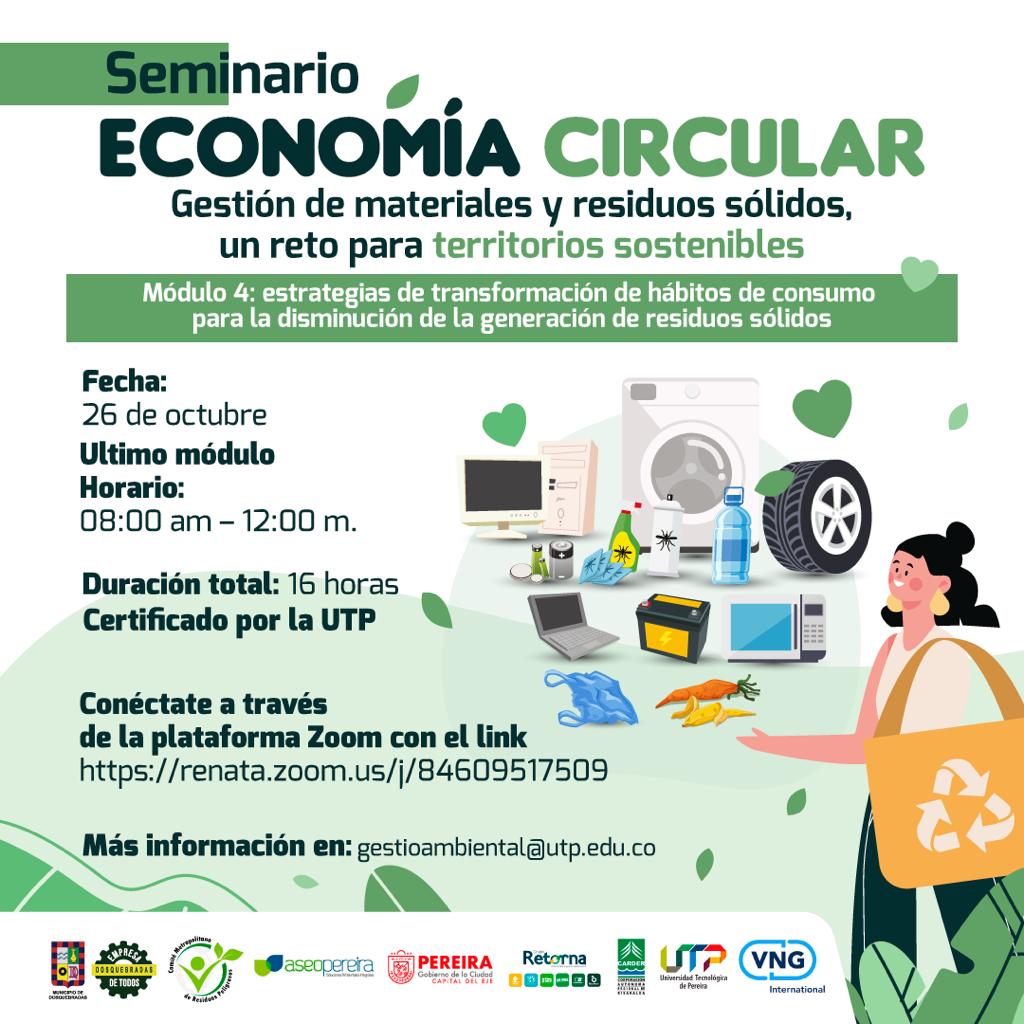 redverdecol's tweet photo. Entra gratuitamente y acompáñanos en el seminario de economía circular, en donde hablaremos sobre la gestión de materiales y residuos sólidos como un reto para promover territorios sostenibles.

Link 👉 https://t.co/4UyfZi7HMD https://t.co/Xi1PuGg6UE