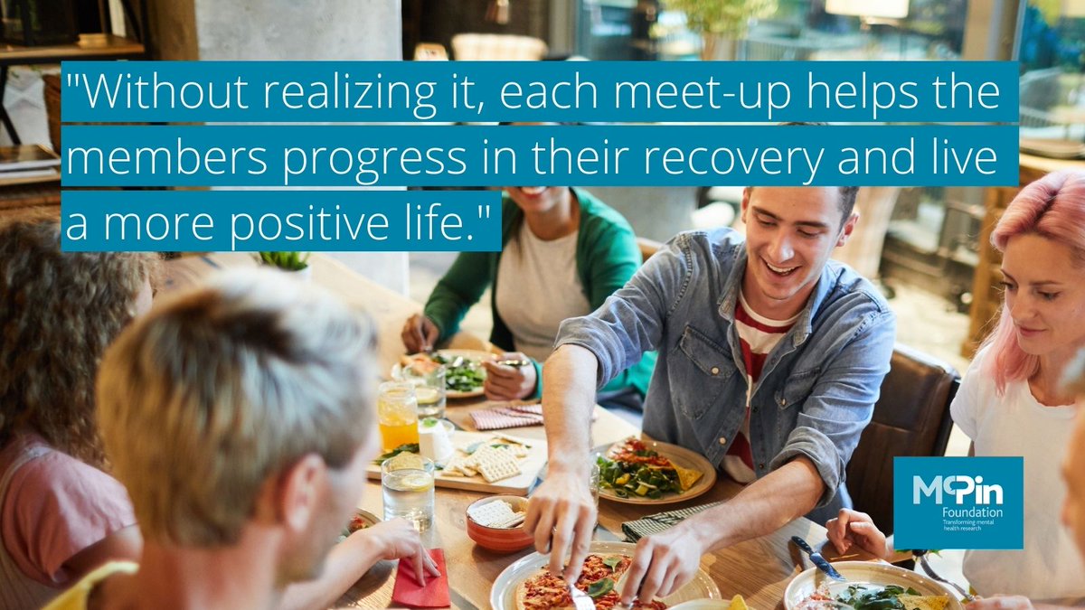McPinFoundation's tweet photo. Are social groups the way forward to support people with #psychosis?
According to #EYE2 public involvement lead & group facilitator Gill, it's a definite yes.
Find out why & hear her top tips for setting up your own group here ๐ https://t.co/sBDbSFB02x
#ExpertsByExperience https://t.co/3Oke3FufCL