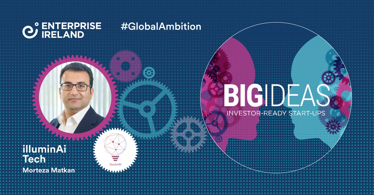 EI_bigideas's tweet photo. @mortezamatkan of @ucddublin will present @IlluminAiTech at Big Ideas 2021 on the 11th Nov. Join us to online to learn more about this exciting innovation! https://t.co/jq8AokuE4E