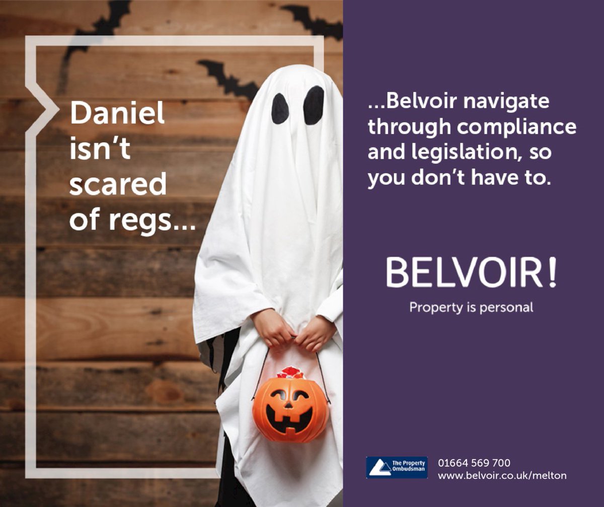 At Belvoir we navigate through compliance and legislation so you don't have to!

#belvoir #halloween #october #compliance