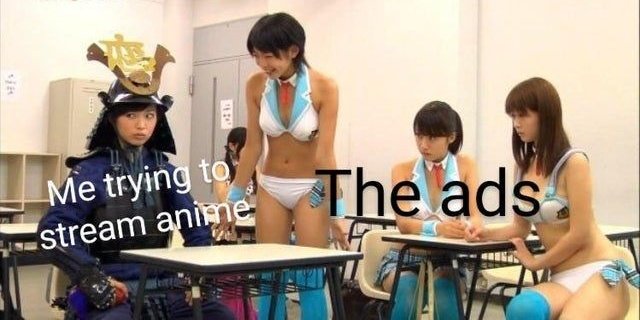 raplineshero's tweet image. no body:

watching anime on illegal sites :