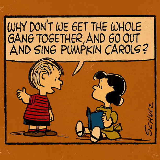Snoopy's tweet photo. Tis the season for pumpkin carols! 🎃 🎶 https://t.co/wwn0E7lEBg