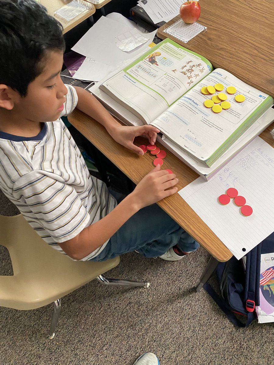 FamMarty's tweet photo. Today @TravisTornados1 @ECISDmath @RussellAmy_87 @JenniferHagle12 3rd Grade Learns Division With Manipulatives! https://t.co/NoYSl0iM8N