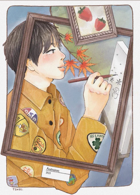 JIN × Autumn🍁

#btsfanart 
#btsfa
#JIN 