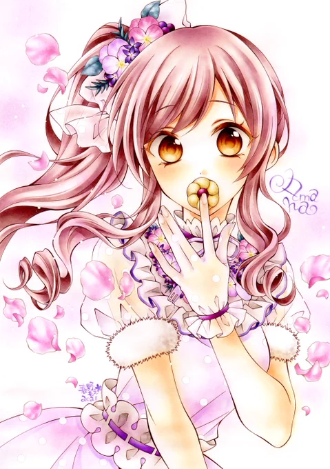 💜🤍アルストロメリア🤍💜
 #祝シャニマスハーフアニバ 