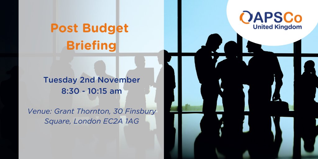 Join <a href="/APSCo_org/">APSCo United Kingdom</a> at <a href="/GrantThornton/">Grant Thornton</a>'s office in London for a post #AutumnBudget2021 briefing covering how the budget &amp; spending review will affect the #Recruitment sector, the Health &amp; Social Care Levy &amp; #IR35 case law &amp; enforcement cases: bit.ly/3DwpRHa

#APSCo