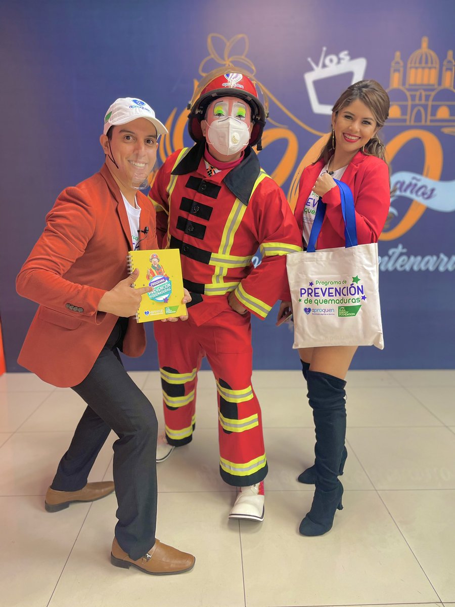 VOSTV's tweet photo. ¡Prevenir es sonreír! ✨
🙌🏻Nuestros amigos de @APROQUEN1 nos visitan con excelentes noticias en el ⚠️#DíaInternacionalDeLaPrevenciónDeQuemaduras https://t.co/QEc94DlUDF