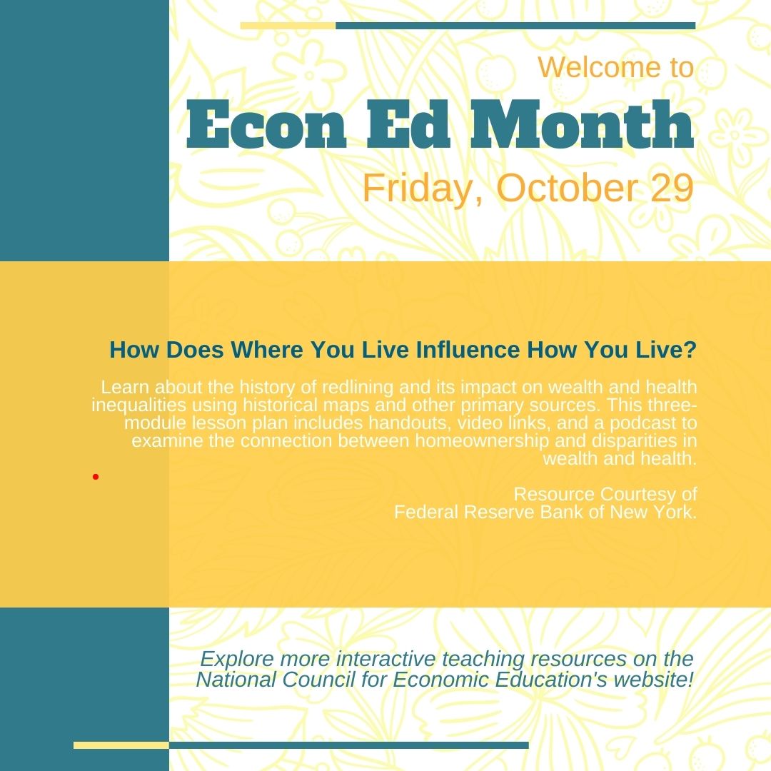 What is redlining? Wealth inequality? Learn about these compelling concepts here: newyorkfed.org/medialibrary/m…
#EconEdMonth <a href="/NewYorkFed/">New York Fed</a>