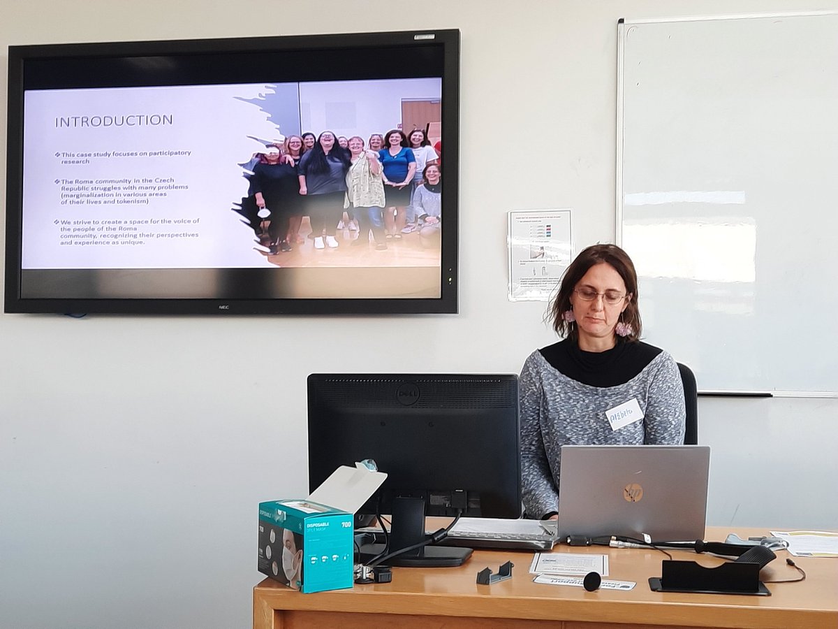 INORP_ERASMUS's tweet photo. Wonderful insights from Czech Republic students on participatory projects focused on discharge of cardiac patients, labour market and social work, working with Roma community and participatory patient experiences #Erasmusplus #INORP @UCDSocialPWJ https://t.co/d00eOPRIS2