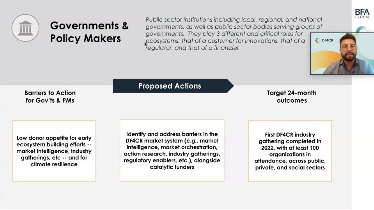 BetterThan_Cash's tweet photo. "Governments have done fantastic work digitizing #G2P payments. They now have an opportunity to lead by example by investing in shared digital infrastructure & placing #climate at the center to help mitigate the risks of future crises.” - @cam_tellez at @BFAGlobal's #DF4CR launch https://t.co/elE2od3WfQ