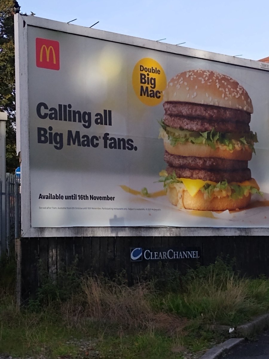 E4CodingNewbies's tweet image. This billboard is nice and simple from @McDonalds and it also creates excitement for the new product
-DW
#Computing4WC