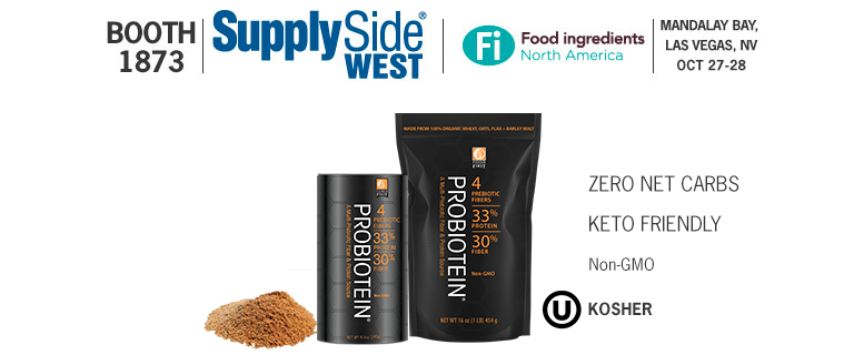 ProBiotein's tweet photo. Headed to #SSWExpo? We'll be there, Booth 1873. 

Discover ProBiotein® – the Zero Net Carb and Keto Friendly multi-prebiotic fiber that adds great taste and nutritional value to #bread, #pizzacrusts and other #bakedgoods. 

#prebiotics #ingredients #microbiome https://t.co/bKXwIT3hLh