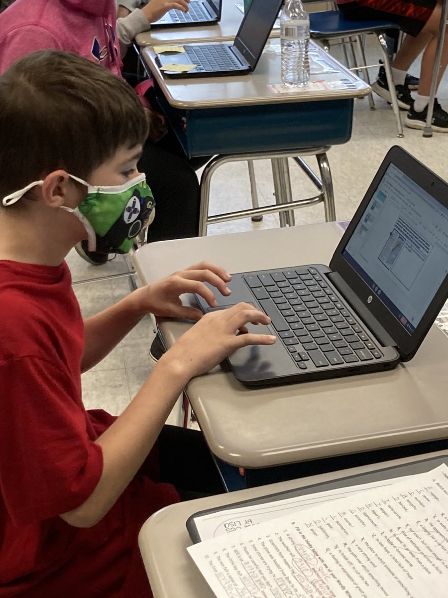 HAYSchoolNorton's tweet photo. Miss Drain’s 5th Grade ELA students working on their understanding of Social Studies discussing what they know and explaining Why — the #MostImportantQuestion #HAYNation https://t.co/FHxJVF7TKy