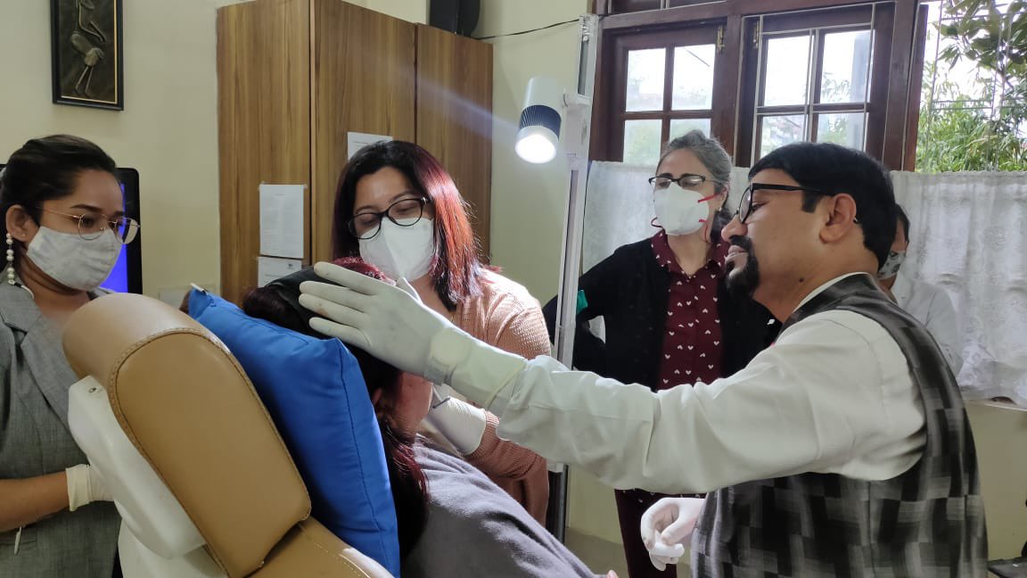 Drvikramsinghr2's tweet photo. Successfully completed training ing on 7 &amp; 9 point face lift by HA Fillers based on MD Codes.
Wonderful interaction Dr.Jagjeet Sethi from Shillong &amp; Dr.Aruna Devi from Guwahati. #amifaculty #7pointlift #9pointlift #fillertrainer  #mdcodes #mdcodestrainer #fillertrainingcourse https://t.co/dP6grfRhUr