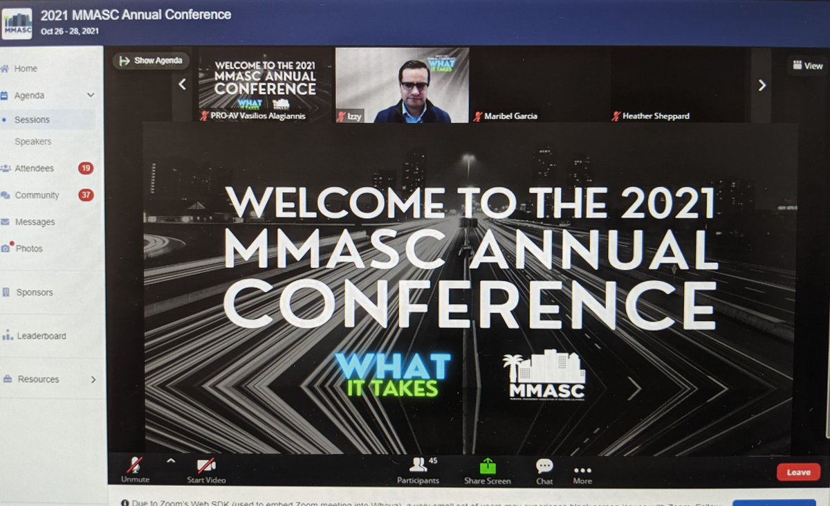 tsspiegel's tweet photo. So excited for the 2021 @MMASC_SoCal Annual Conference! I know that a lot of hard work and time has been put into it and I couldn't be more proud of the team that has made this possible! ๐
#localgov #MMASC https://t.co/pwjDA8wiEX