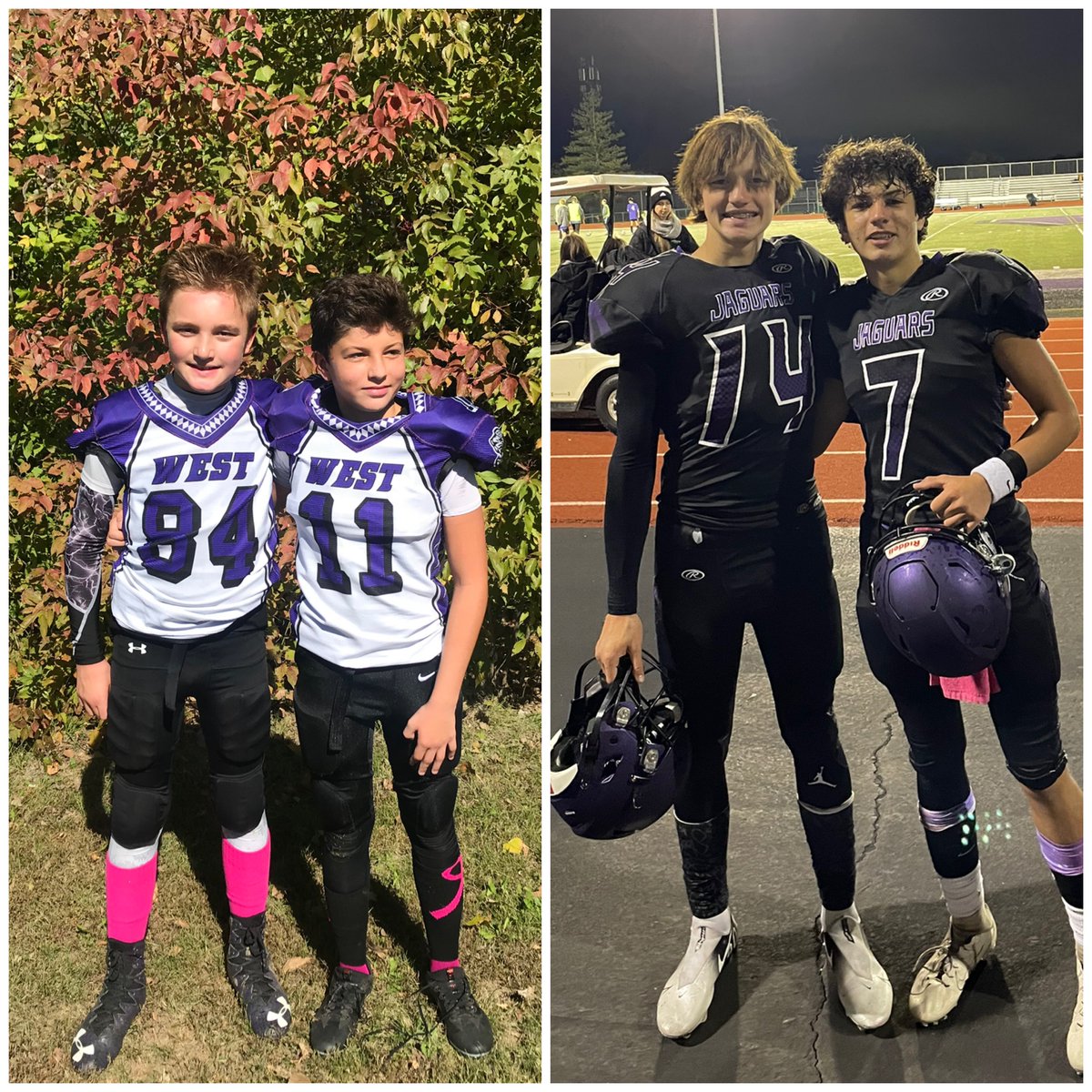 Coach_Razzy's tweet photo. Extremely PROUD of you young men and how you handled adversity this year. You both put the TEAM’s success ahead of your own and continued to LEAD even when it was difficult. This lesson will help you well beyond football! Great season, Thank you Coach! https://t.co/HvE9yATPqu